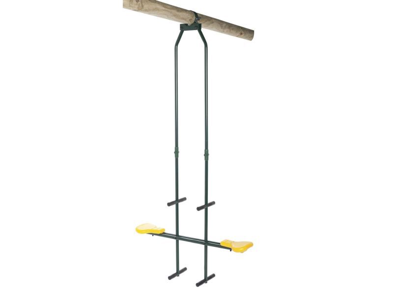 Swing King  - Duoschommel - Geel - Metaal|Kunststof