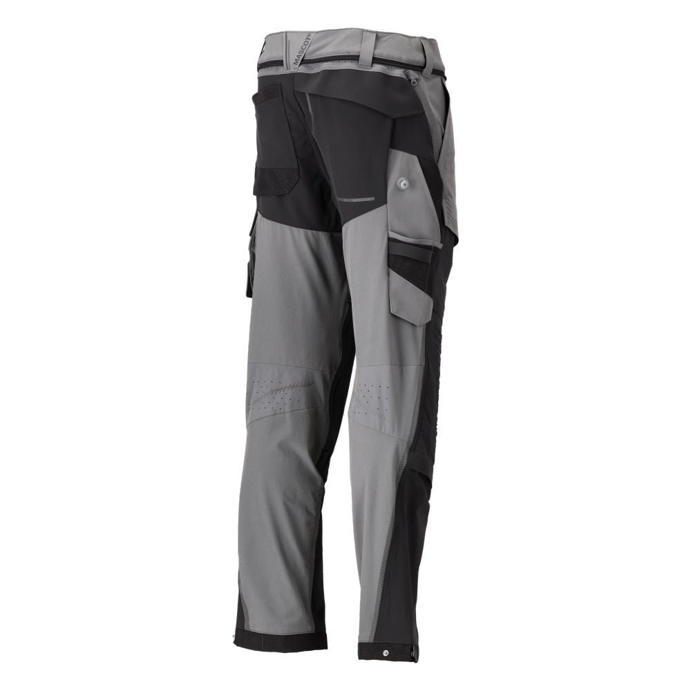 Mascot Customized 22279 - Werkbroek - Grijs / ZwartGrijs / Zwart - 68 - 82