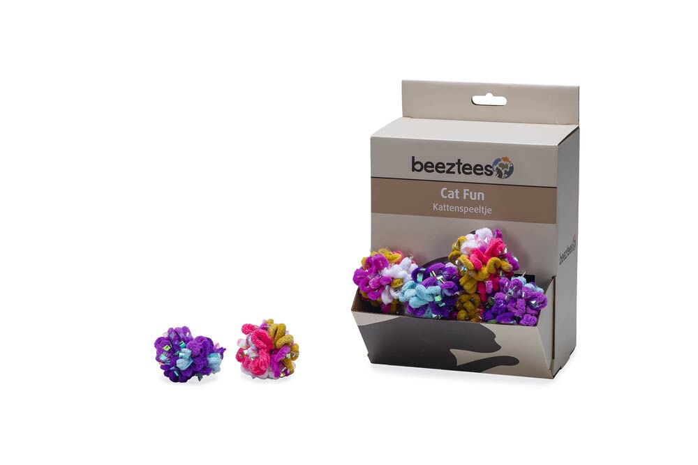 Beeztees Balletje Shirley - Kattenspeeltje - Multi