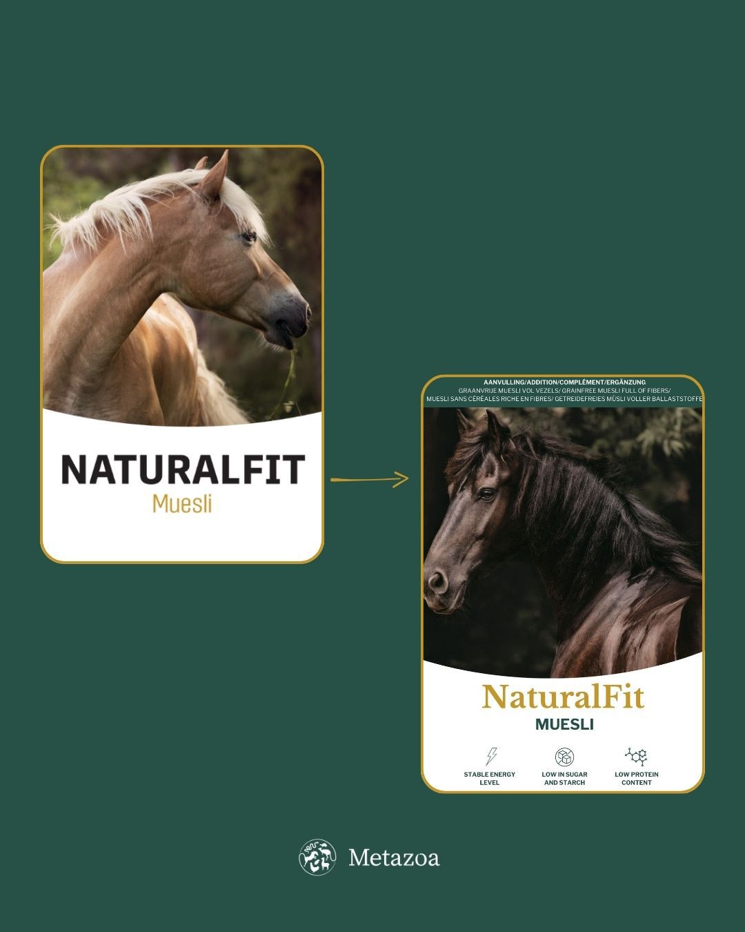 Metazoa Naturalfit Muesli - Specialiteit - Paardenvoer - 15 Kilogram - Zak