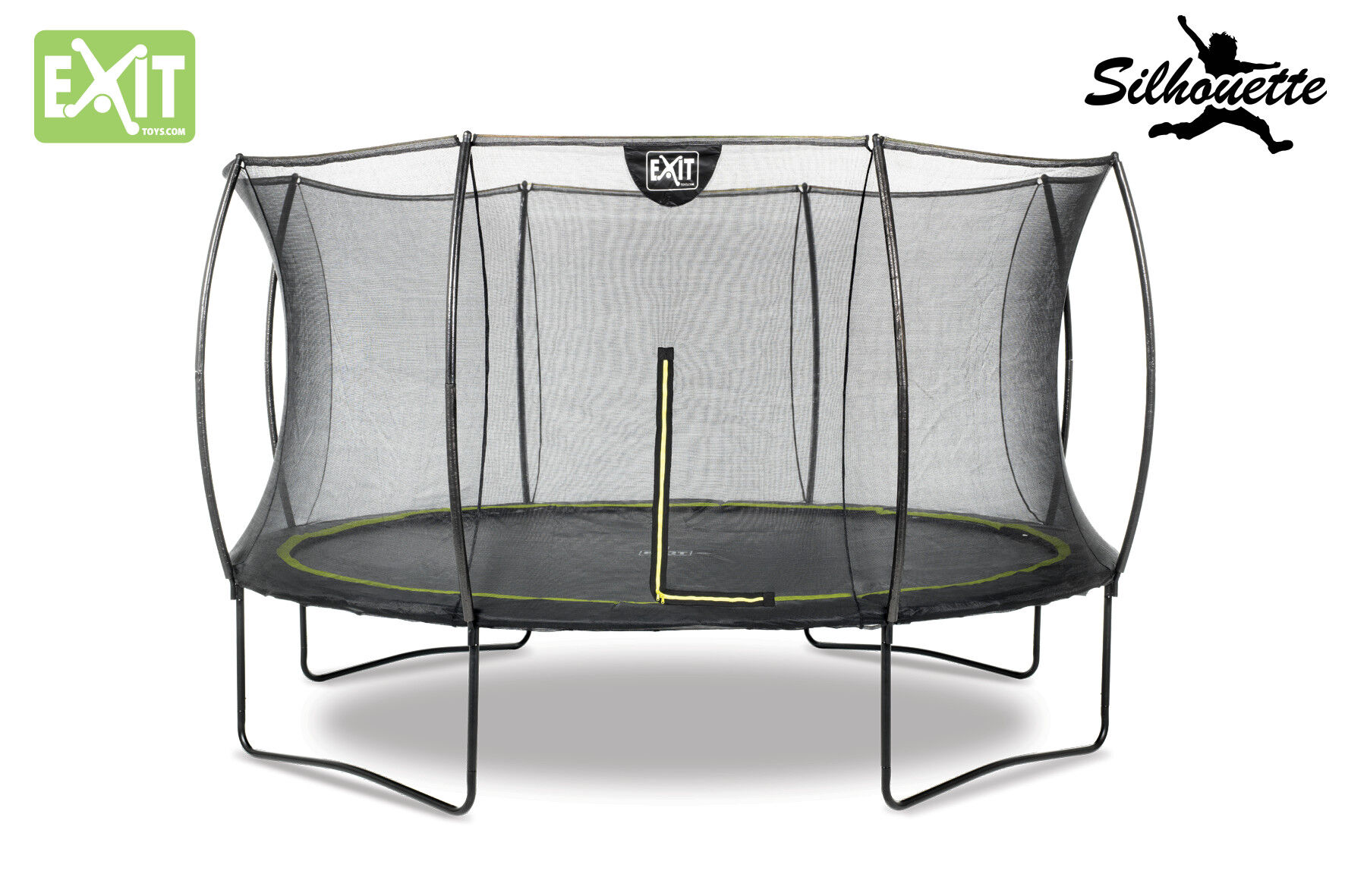 EXIT Silhouette - Trampoline - Zwart - 427 cm