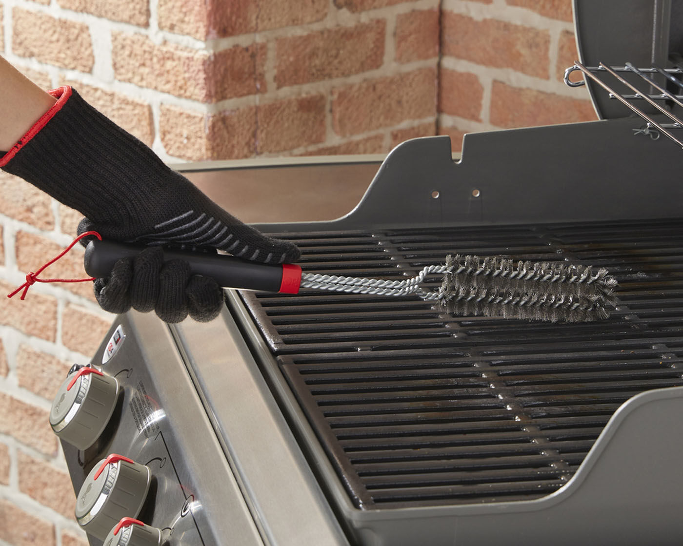 Weber - BBQ Borstel - Zwart - Large