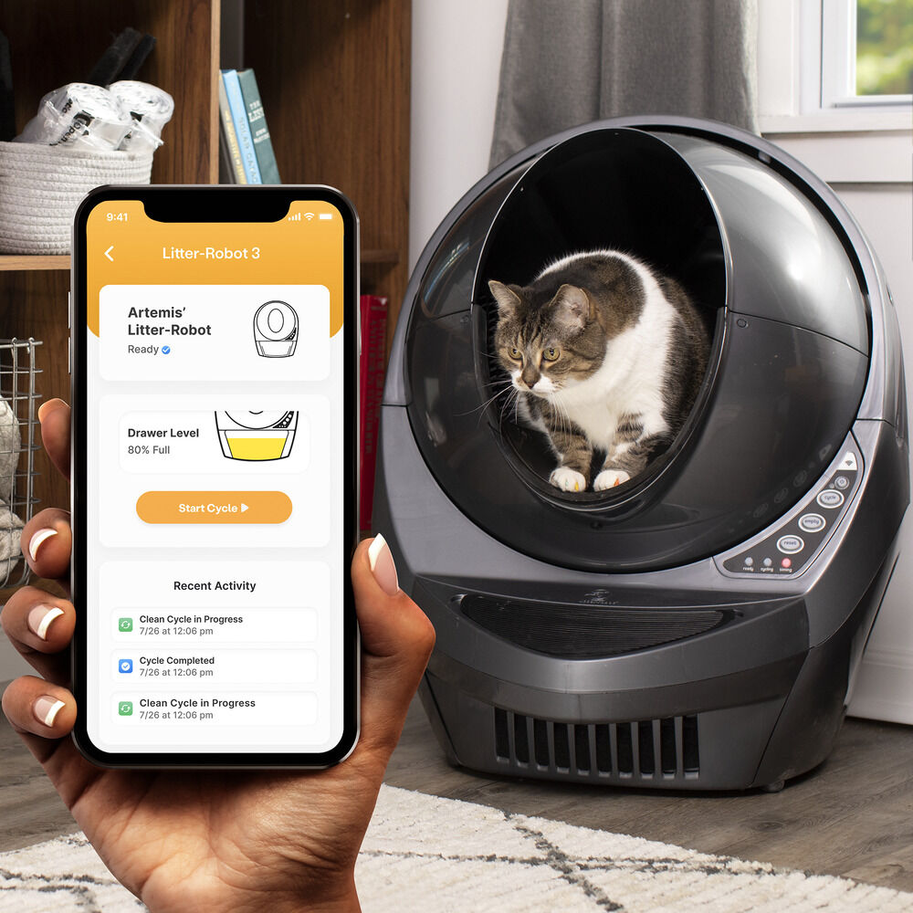 Whisker Litter-Robot 3 - Automatische kattenbak - Grijs