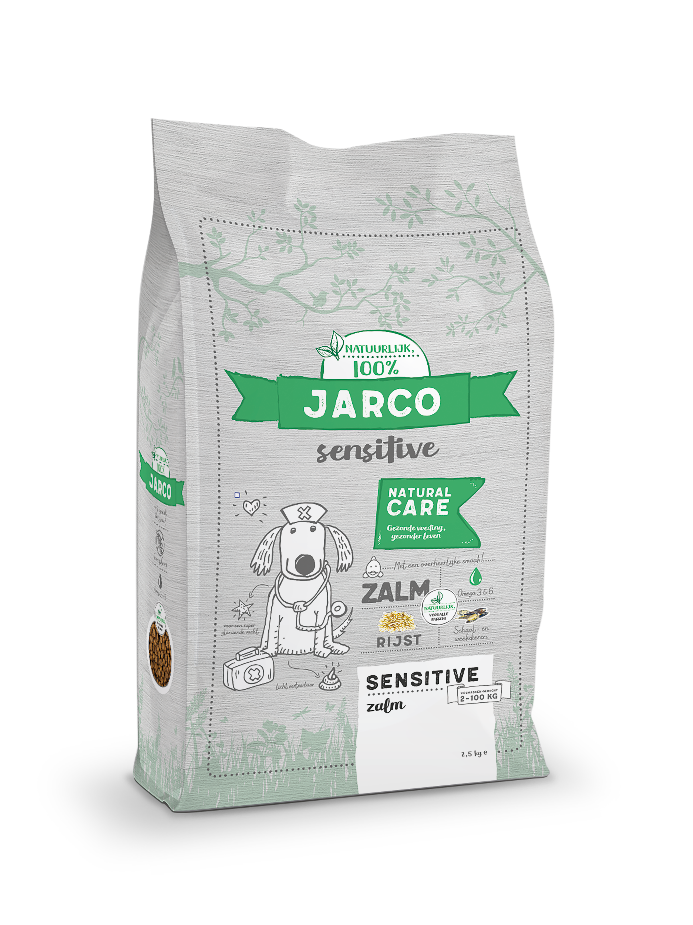Jarco Dog Sensitive - Hondenvoer - 12.5 Kilogram - zalm