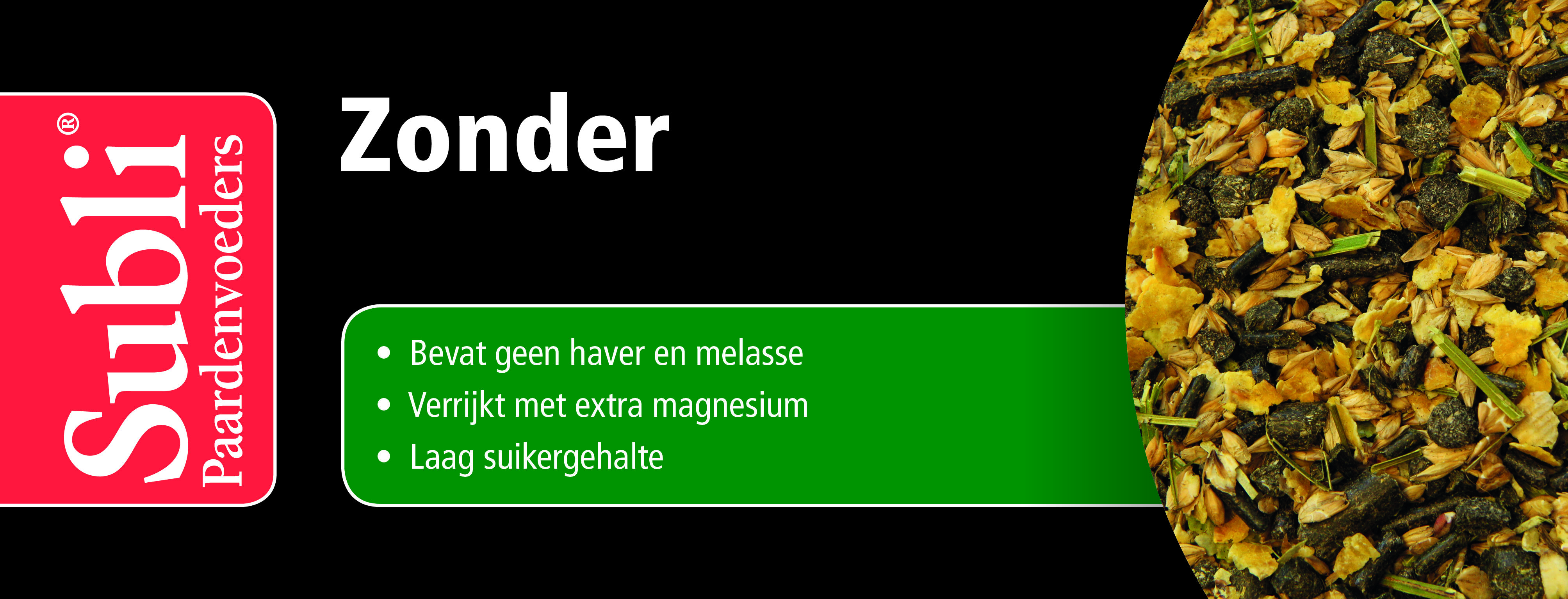 Subli Zonder - Specialiteit - Paardenvoer - 20 Kilogram - Zak