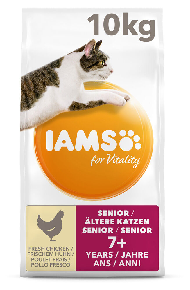 IAMS Mature - Kattenvoer - 10 Kilogram - kalkoen, kip