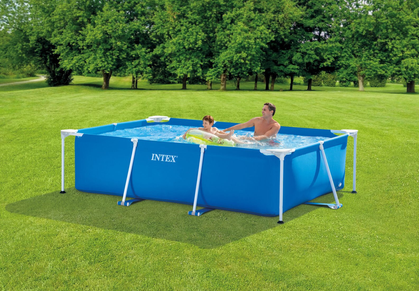 Intex Frame Pool - Zwembaden - Blauw - 260x160x65 cm