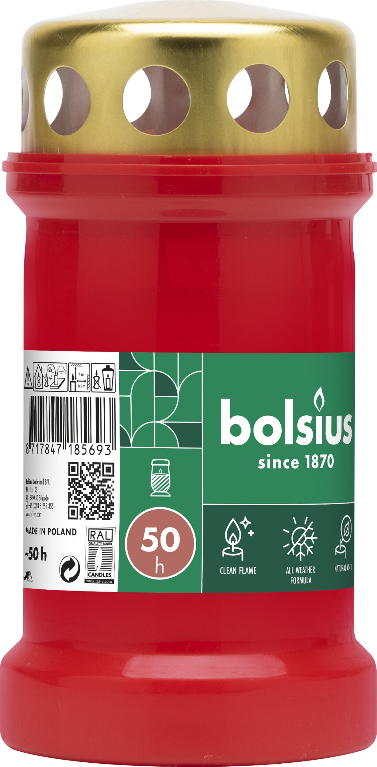 Bolsius NR3 - Herdenkingslicht