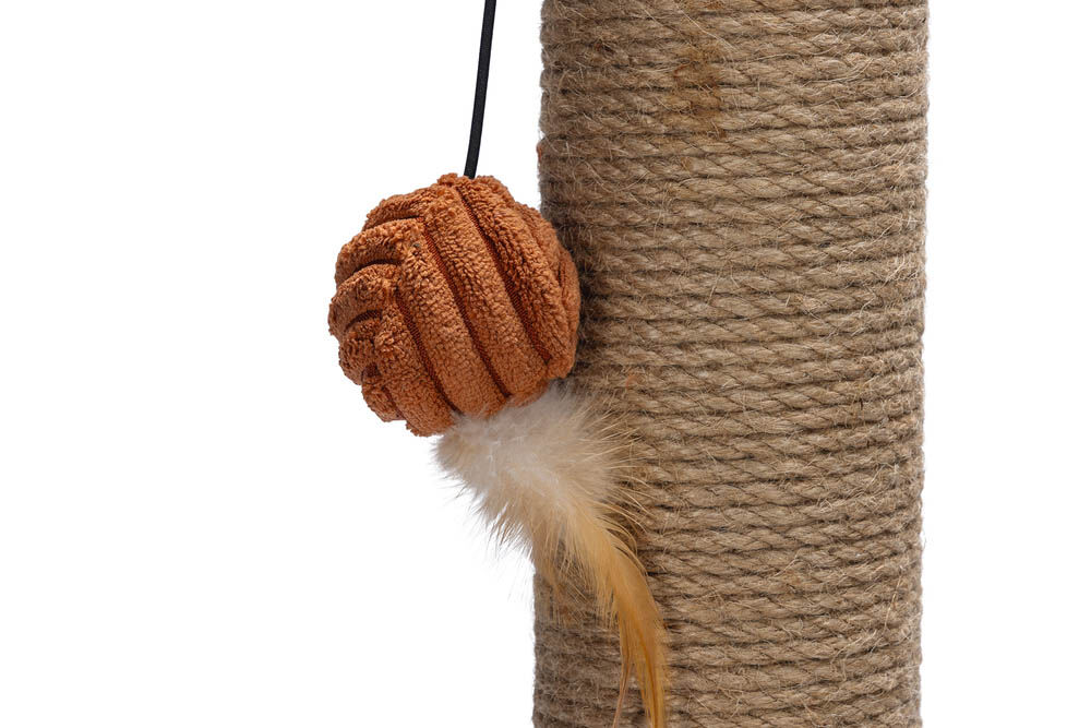 Designed by Lotte Ribbed - Krabpaal - Terracotta - 41x41x70 cm