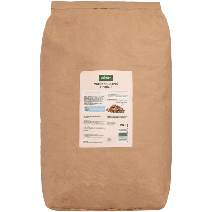 Welkoop Varkenskorrel Circulair - Varkensvoer - 20 Kilogram