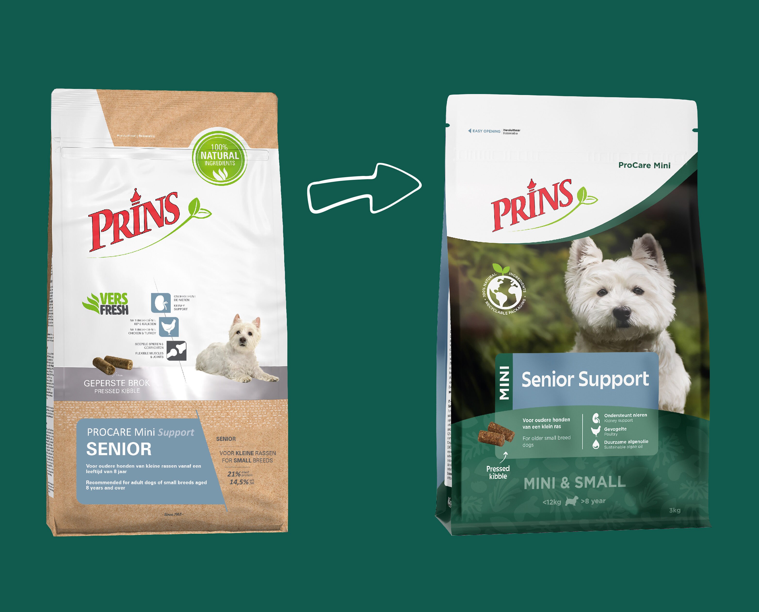 Prins Hondenvoer ProCare mini Senior Support - 3 Kilogram - gevogelte
