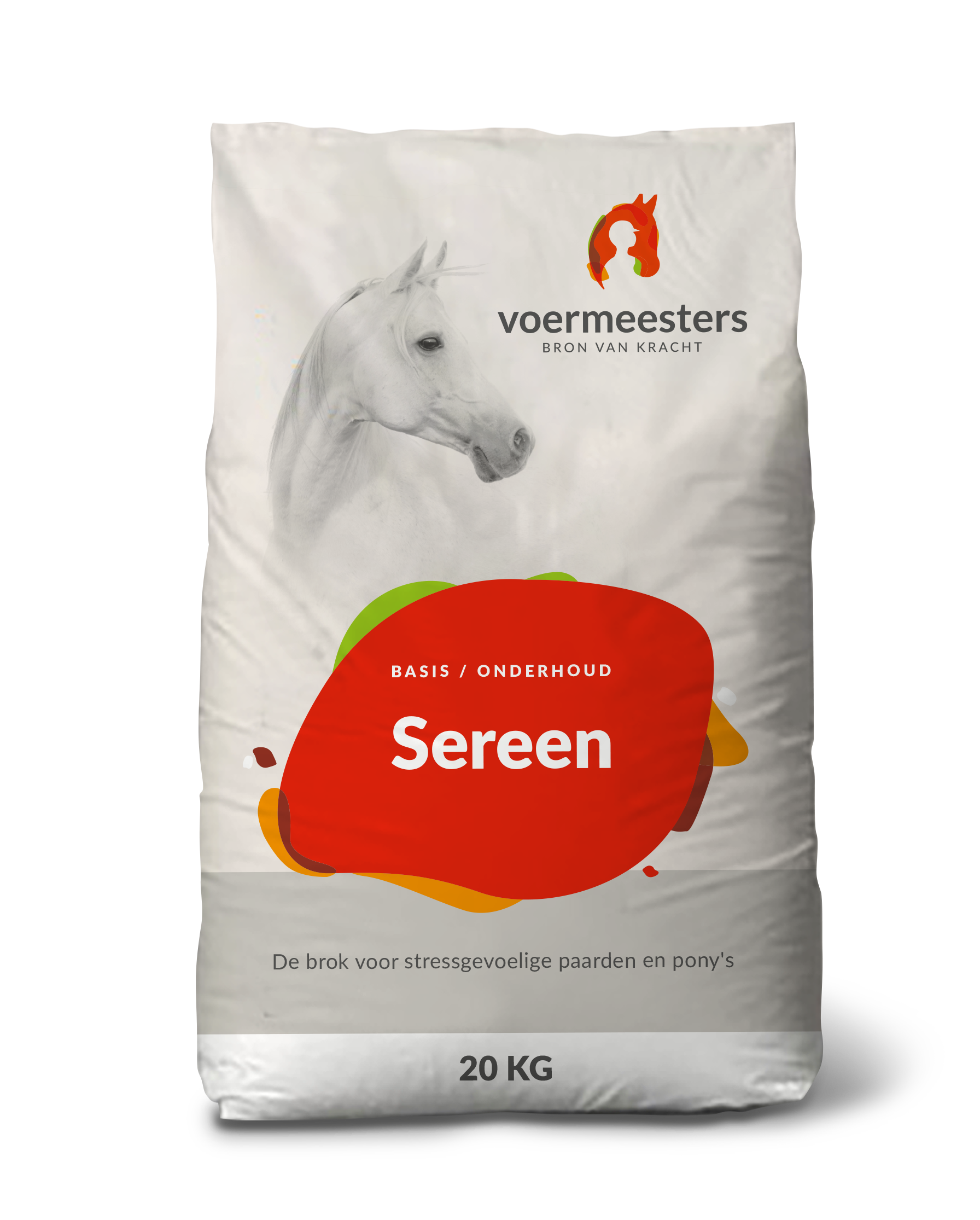 Voermeesters Sereen - Basisvoeding - 20 Kilogram - Zak