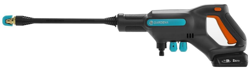 Gardena AquaClean 24/18 V P4A Set Premium (incl. accu en oplader) - Medium Hogedrukreiniger - 250 l/u - 24 bar