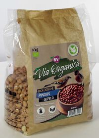 Via Organica - Biologische Pinda's Gepeld - Tuinvogelvoer - 2 Kilogram