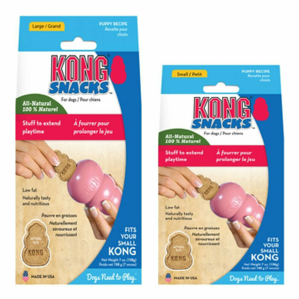 Kong Snacks Puppykoekjes - Vulbaar Hondenspeelgoed - 310 Gram - L