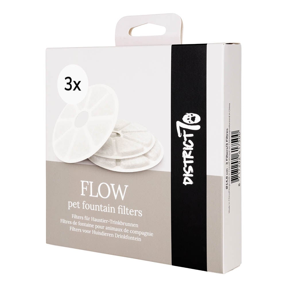 District 70 FLOW - Fonteinfilter - 3 Stuks