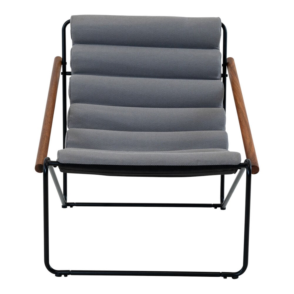 Lesli Living Miami - Relaxstoel - Grijs - 1x72x87 cm
