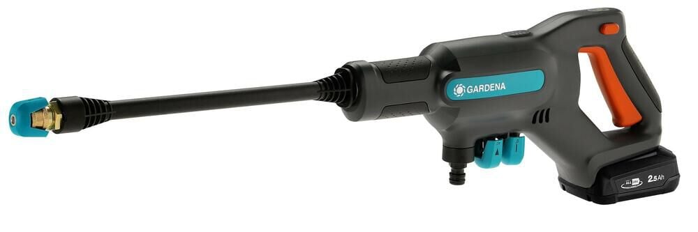 Gardena AquaClean 24/18 V P4A Set Premium (incl. accu en oplader) - Medium Hogedrukreiniger - 250 l/u - 24 bar