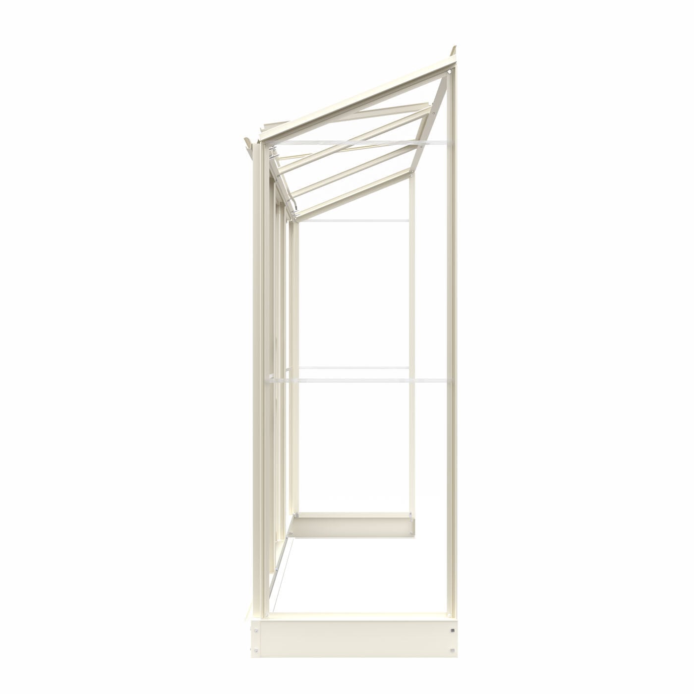 Royal Well Emma II - Muurkas - Wit - 194x194x69 cm - Veiligheidsglas