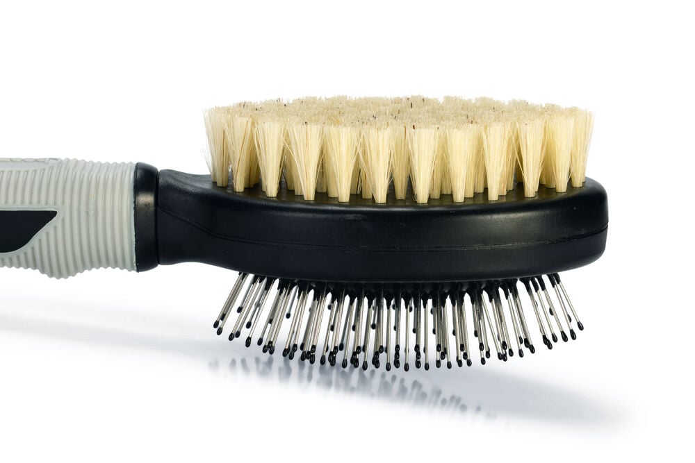 Beeztees - Combiborstel - Zwart - L