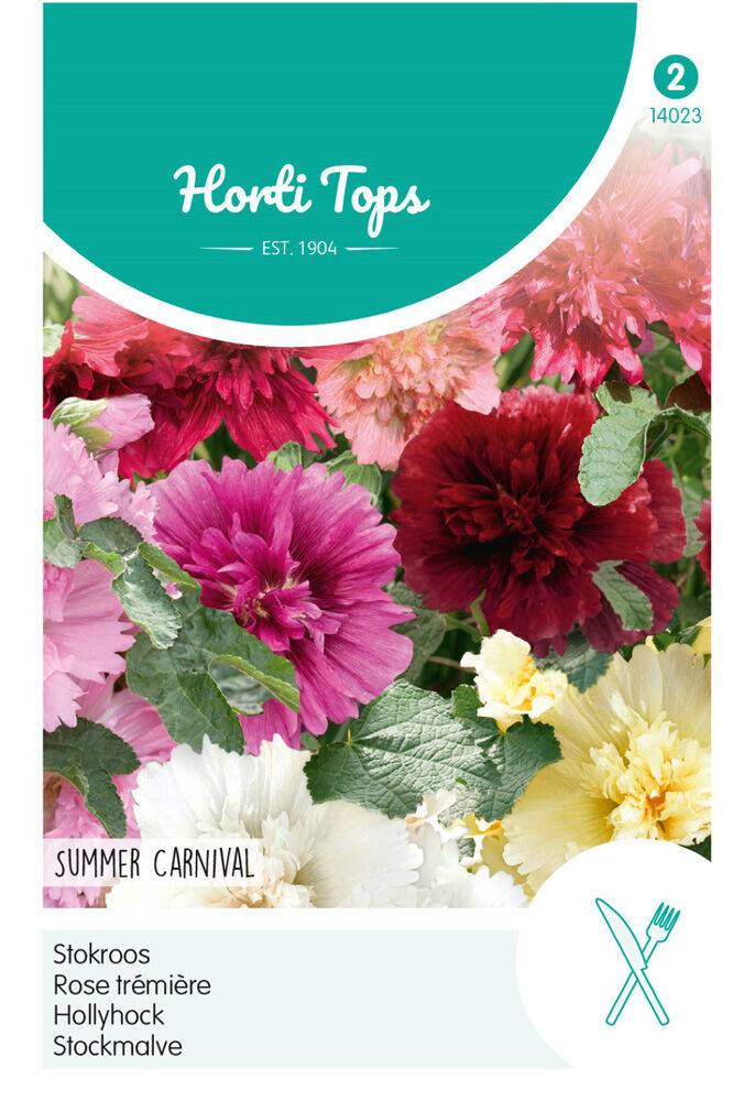 Hortitops Stokroos Summer Carnival - Bloemzaden