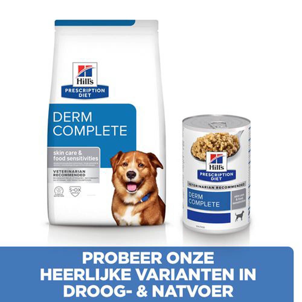 Hill's Prescription Diet Derm Complete - Hondenvoer - 4 Kilogram - kip