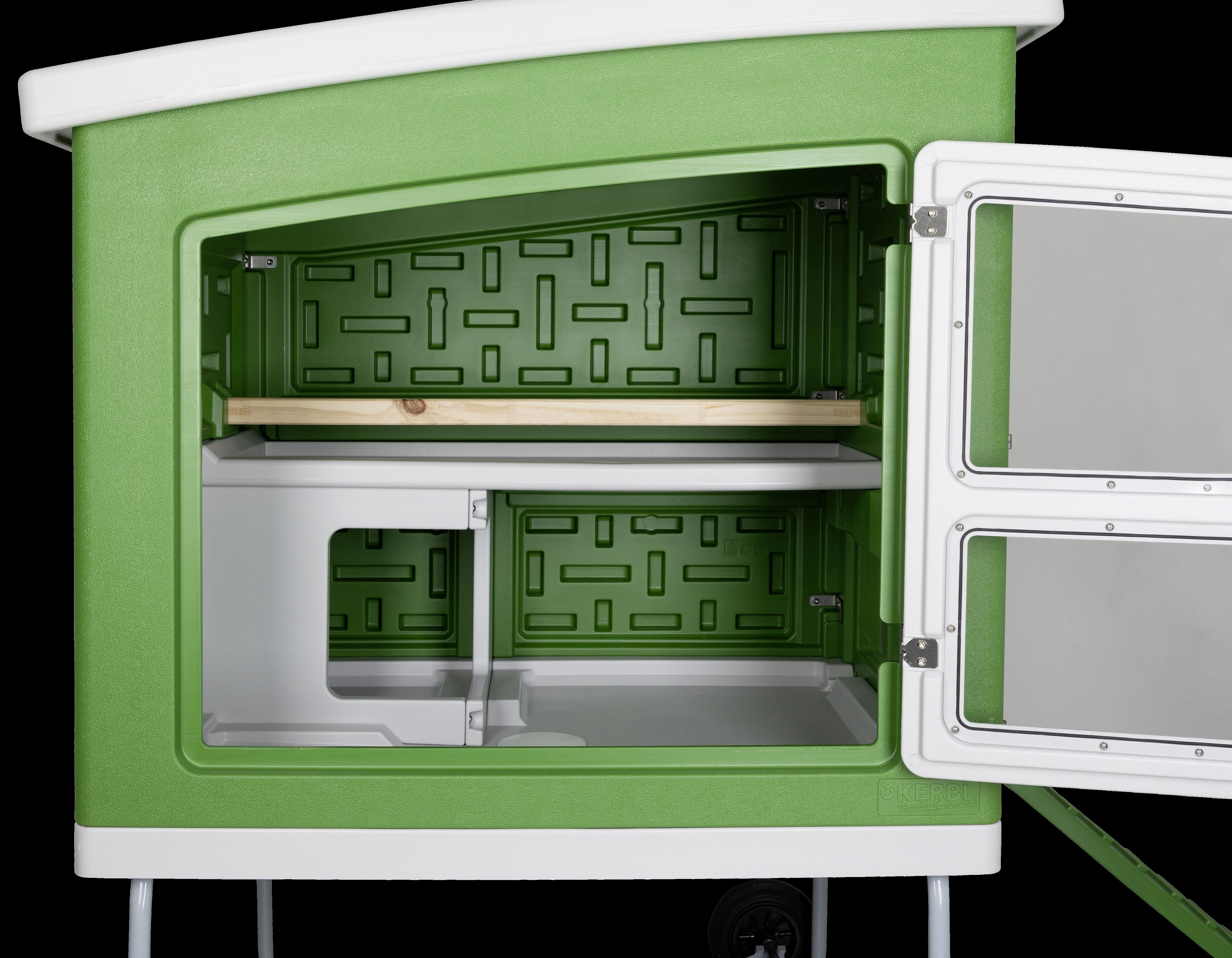 Kerbl  MobileCoop - Kippenhok - 4 tot 6 kippen - Groen - M