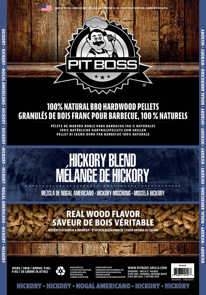 Pitboss Hickory - Hardhoutpellets - 9 Kilogram - Hickory