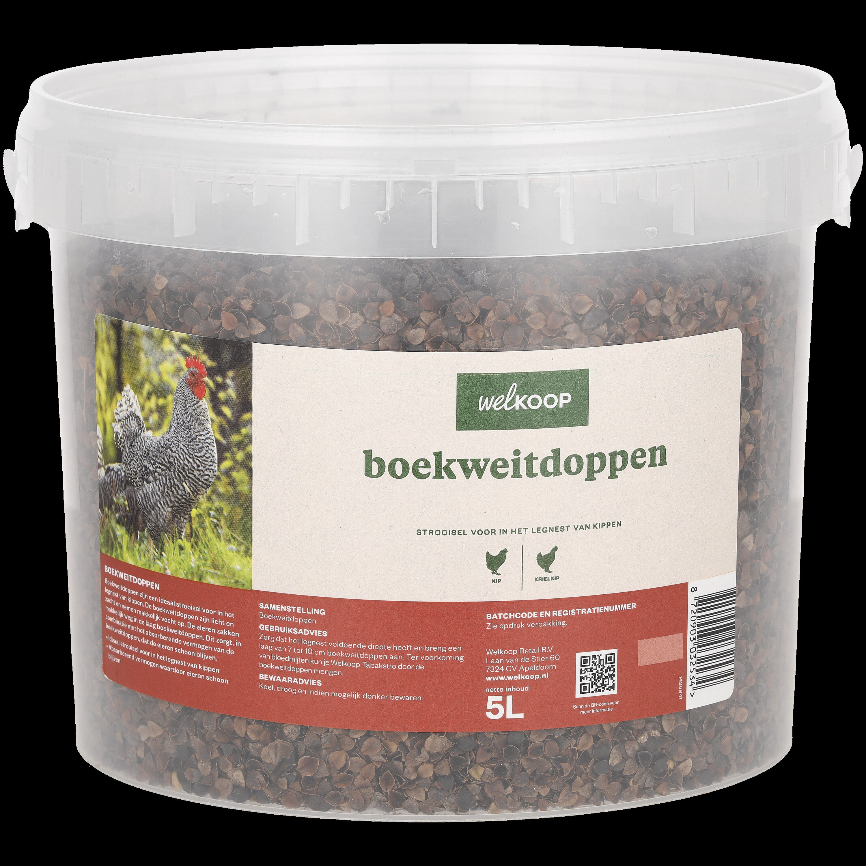 Welkoop Boekweitdoppen - Neststrooisel - 5 Liter