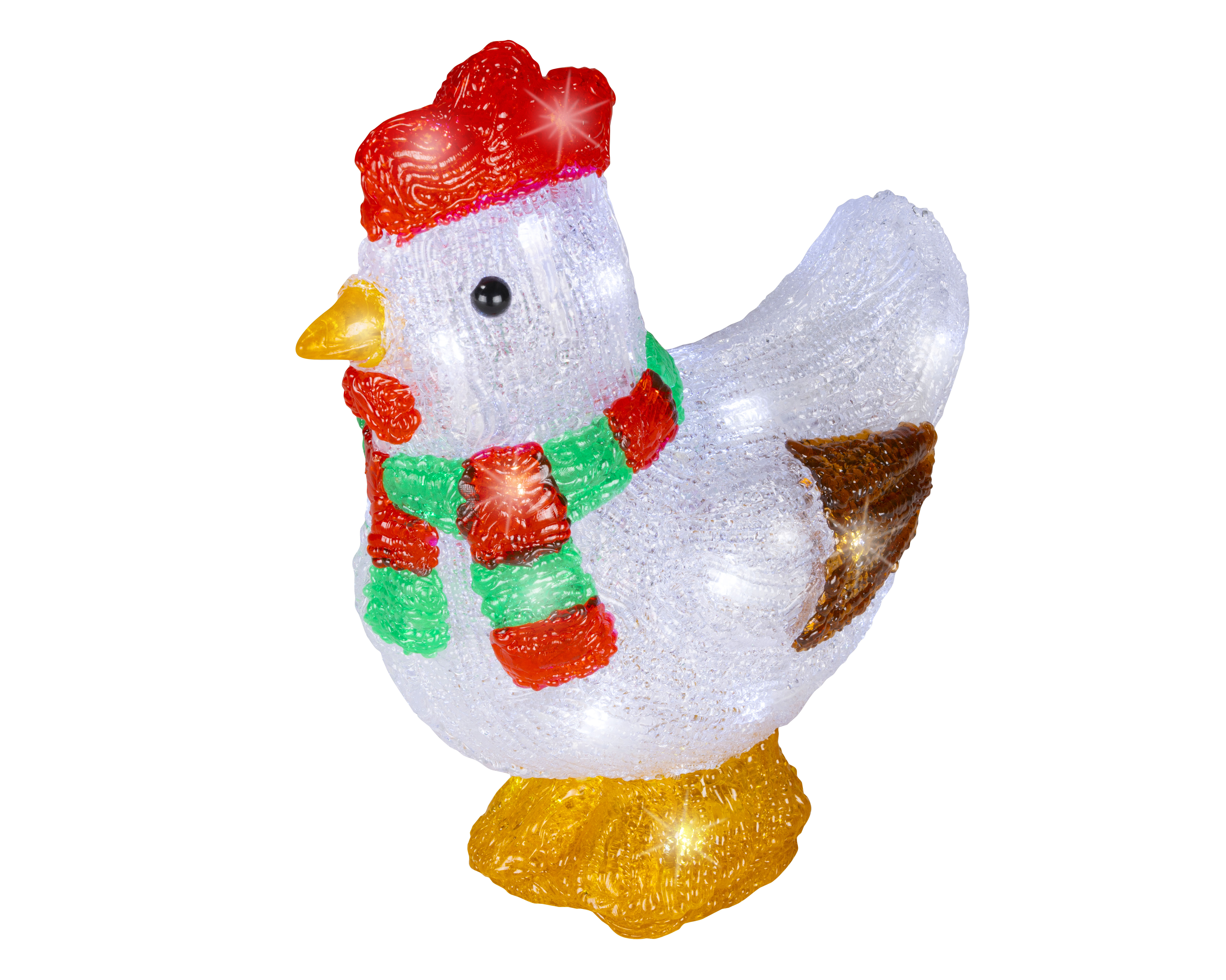 Lumineo LED Kip - Kerstverlichting - 30 - Koel wit - 23 cm