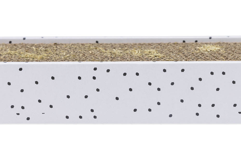 Beeztees Pula - Krabplank - Wit Bruin - 10x47x10 cm