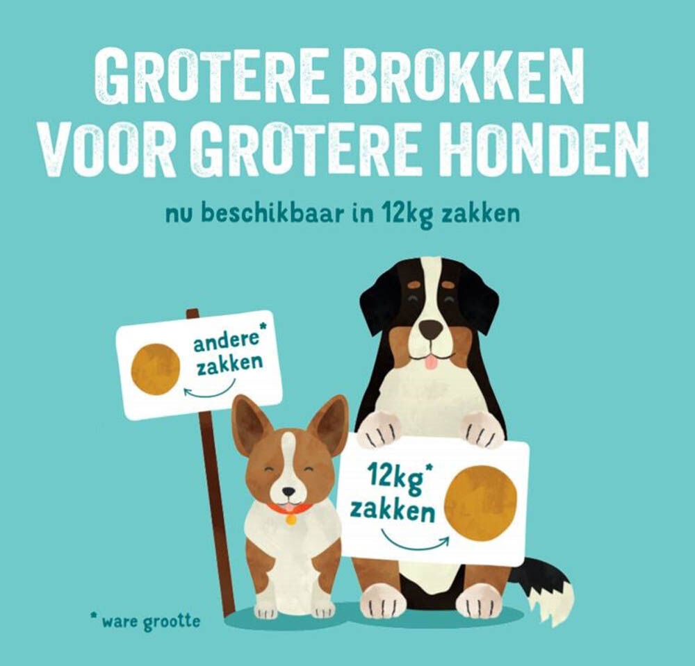 Edgard & Cooper Puppy - Hondenvoer - 12 Kilogram - eend, kip