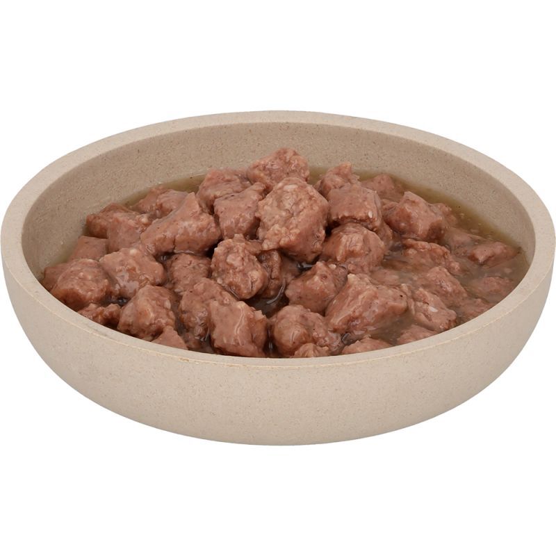 Welkoop Blik Brokjes in Saus - Kattenvoer - 400 Gram - rund