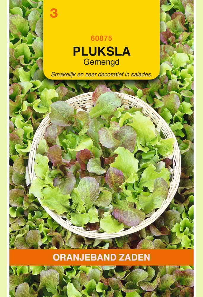 Oranjeband zaden Pluksla Gemengd - Groentezaden