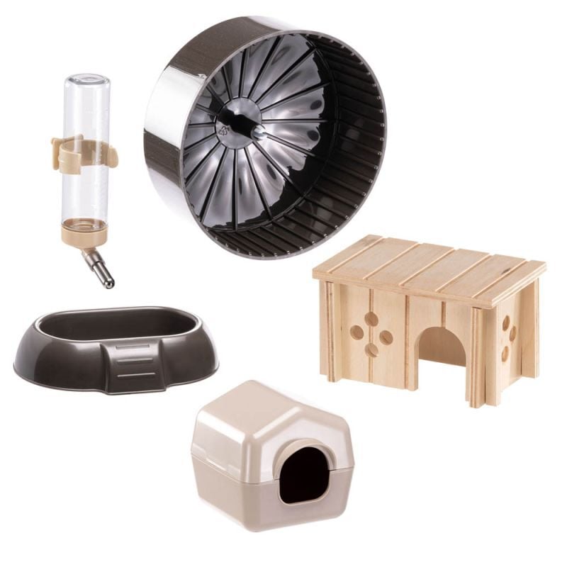 Ferplast Domster 100 - Hamsterkooi - Wit - 50x61x61 cm