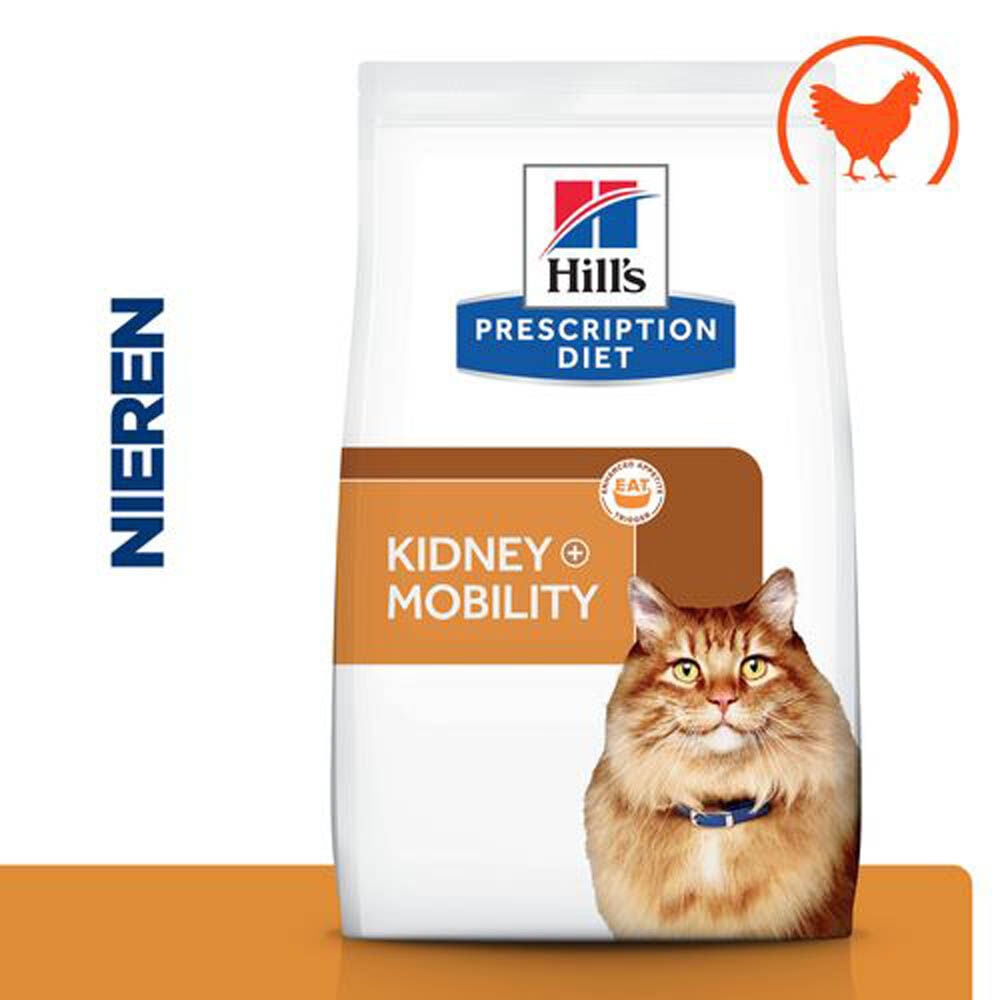 Hill's Prescription Diet Kidney+Mobility - Kattenvoer - 3 Kilogram - kip