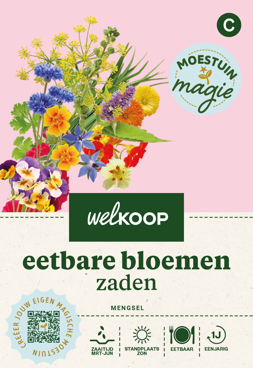 Welkoop Moestuin Magie - Eetbare Bloemen Zaden