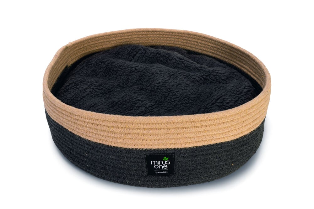 Beeztees Minus One - Kattenmand - Donkergrijs/Bruin - 45x45x14 cm Beeztees Minus One - Kattenmand - Donkergrijs/Bruin - 45x45x14 cm