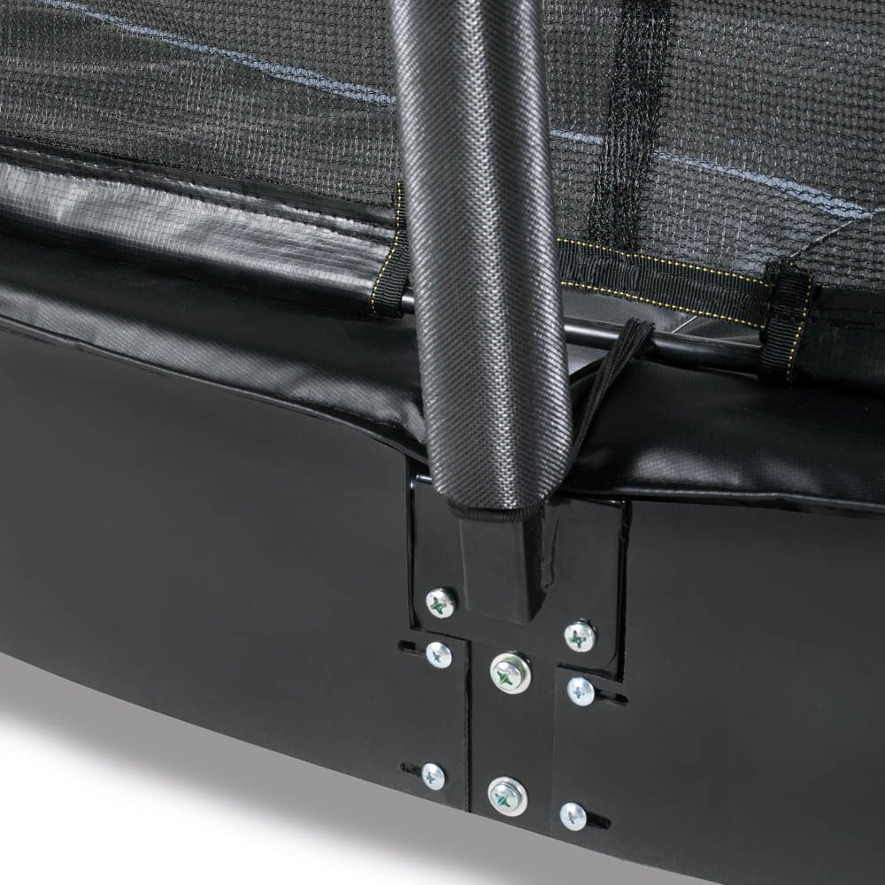Exit Dynamic - Groundlevel trampoline - Zwart - 275x458 cm