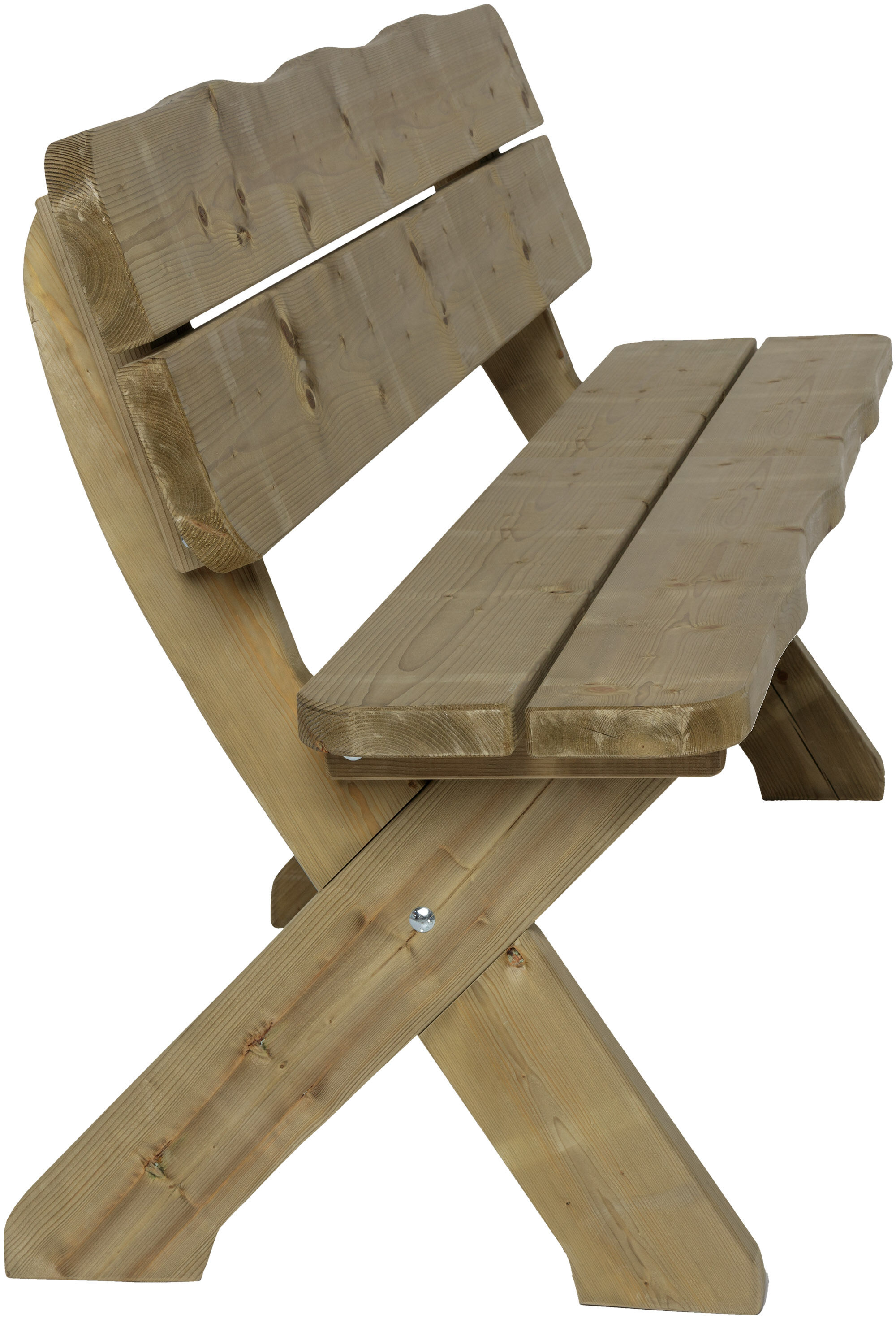 Talen Buitenmeubelen Weidebank  - Tuinbank - Bruin - 62x91x170 cm