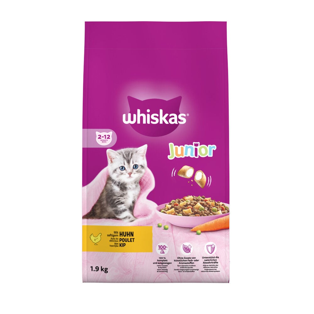 Whiskas Junior Droge Brokjes - Kattenvoer