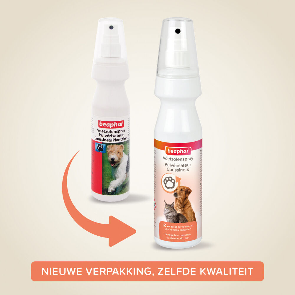 Beaphar - Voetzolenspray - 150 Milliliter - Wit