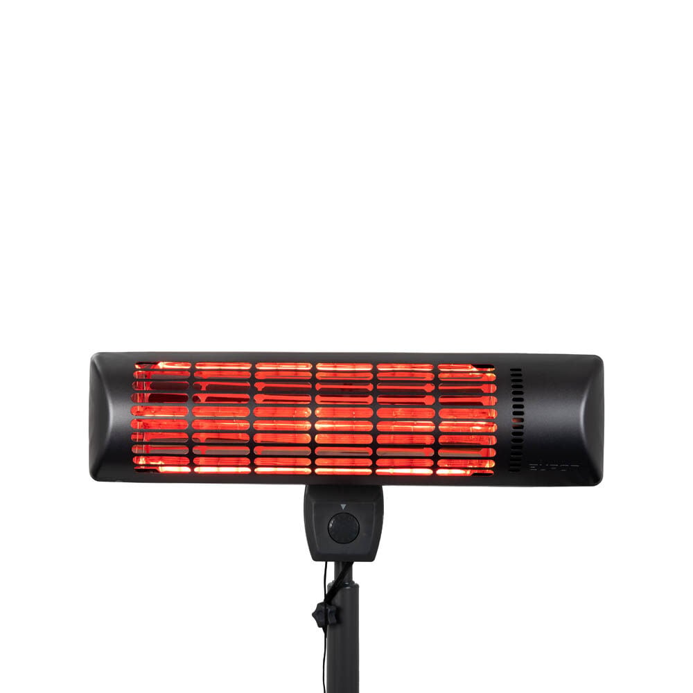Eurom Q-Time Golden 1800 S - Staande terrasverwarmer - Grijs - 1800 W