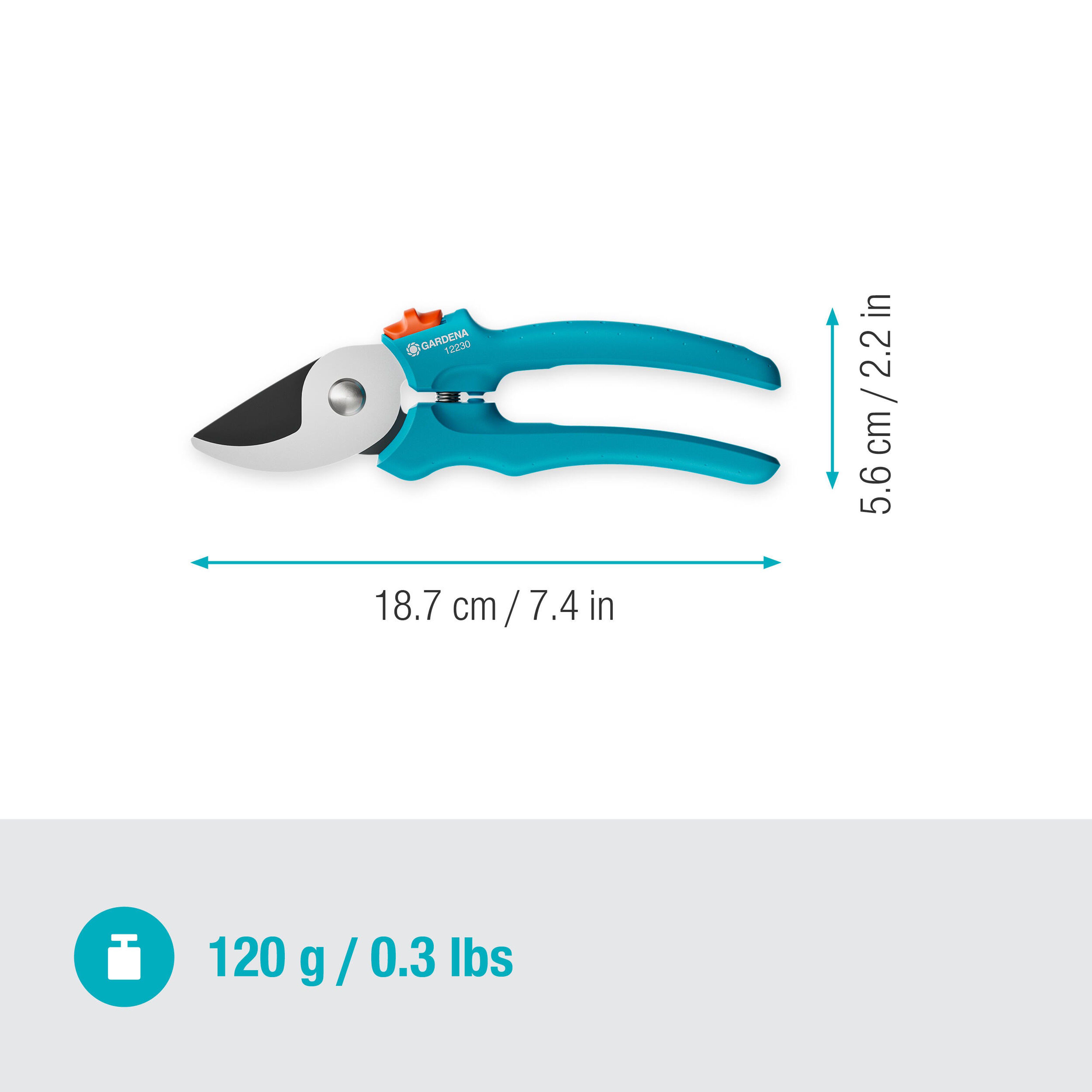 Gardena EasyCut - Snoeischaar - Blauw