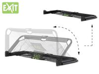 EXIT Panna Opvouwbaar - voetbalgoal - Zwart - Staal