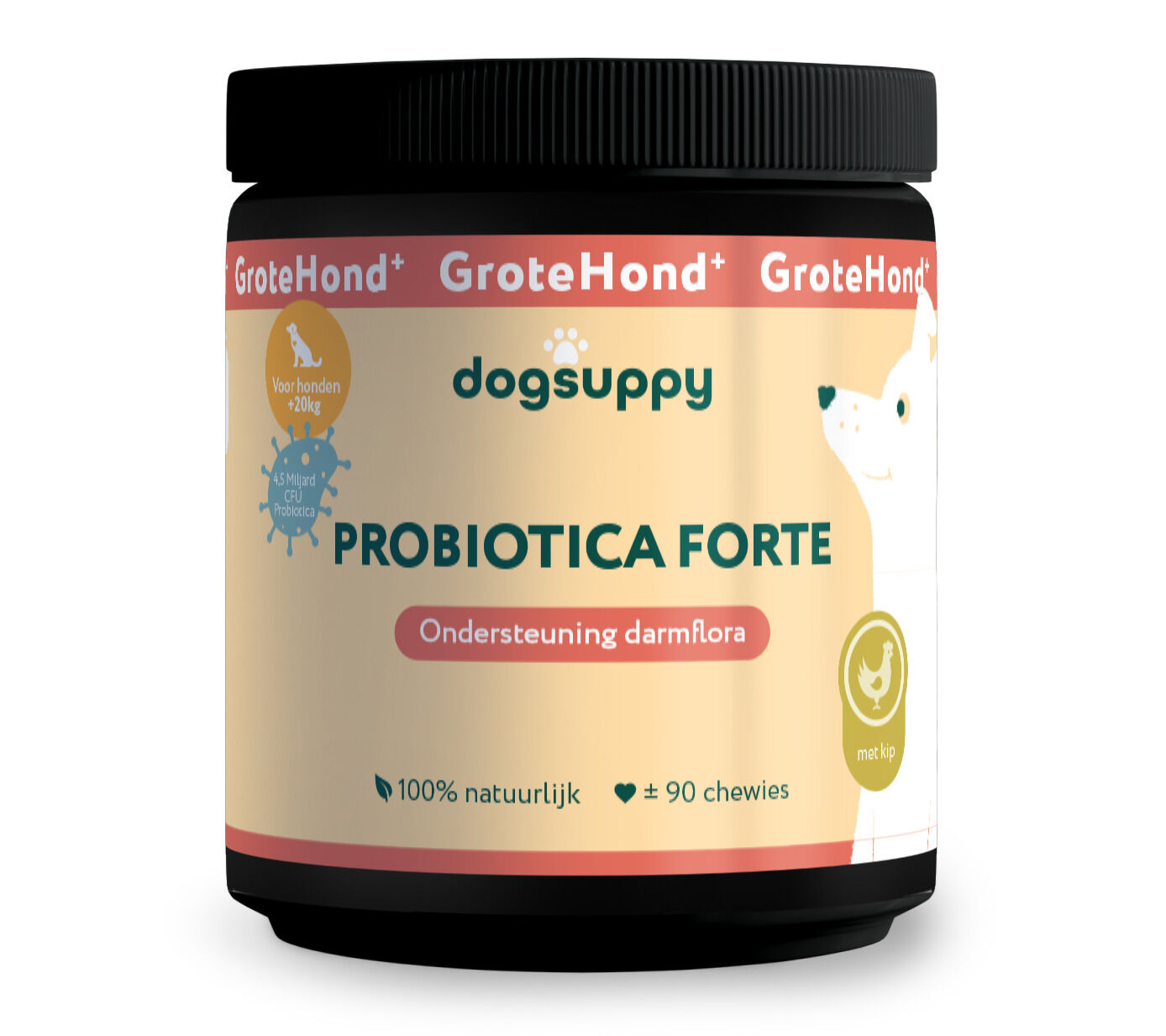 Dogsuppy Probiotica Forte - Darmflora- Grote hond van 20 kg