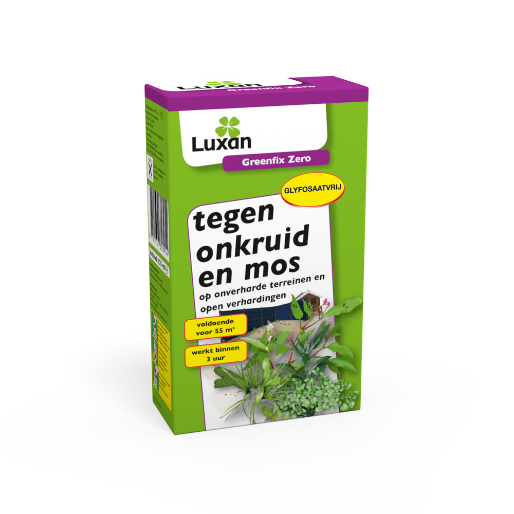 Luxan Greenfix Zero - Tegen onkruid en mos - 125 Milliliter Luxan Greenfix Zero - Tegen onkruid en mos - 125 Milliliter