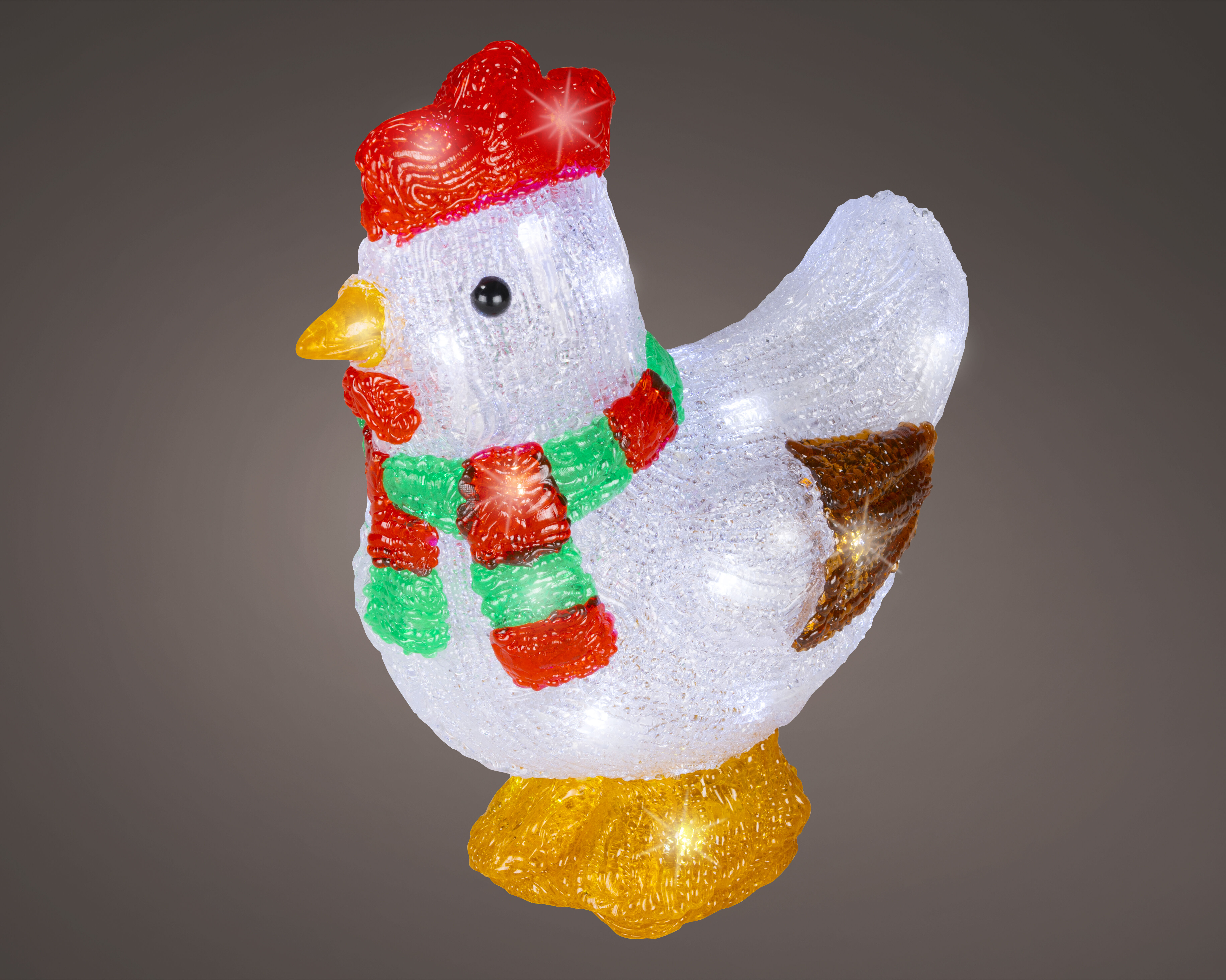 Lumineo LED Kip - Kerstverlichting - 30 - Koel wit - 23 cm