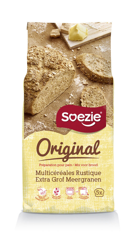 Soezie Original Extra grof meergranenbrood - Broodmeel - 2.5 Kilogram