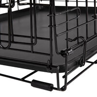 District 70 CRATE - Bench - zwart - 68x62x93 cm - L
